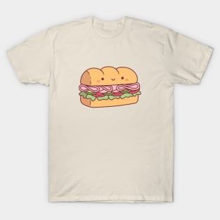 Cute Submarine Sandwich Bread T-Shirt